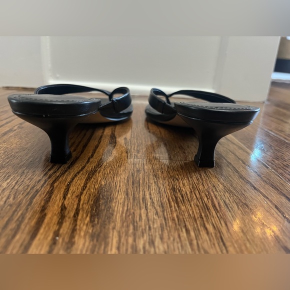 J.Crew NWOT Kitten-heel sandals in black - Picture 3 of 9